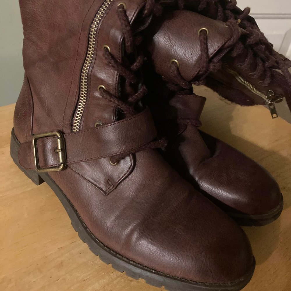 Lace Up Boots